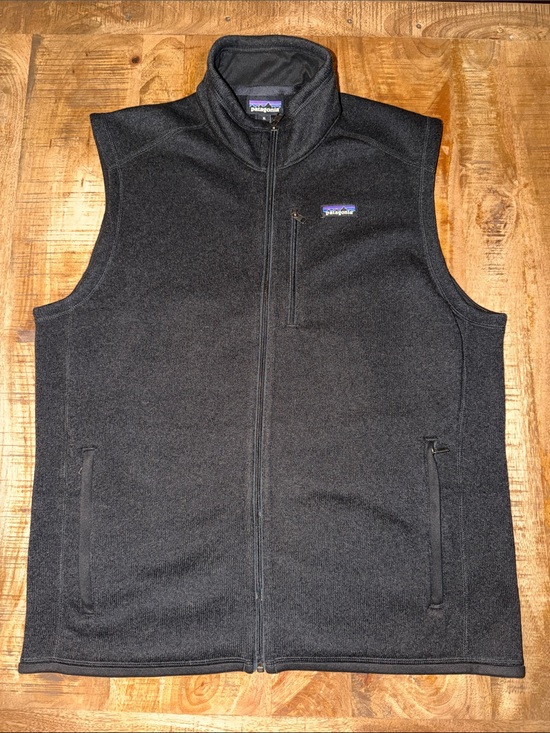 Patagonia Other - Patagonia Men's  Black Full-Zip Fleece Vest